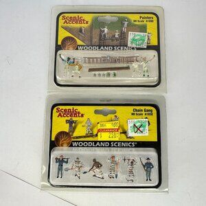 Woodland Scenics HO Scale Painters & Chain Gang Figures